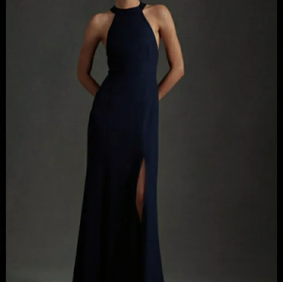 Bhldn Dresses | Bhldn Montreal Crepe Maxi Dress | Color: Blue | Size: 2 | Hannahcheeseman's Closet